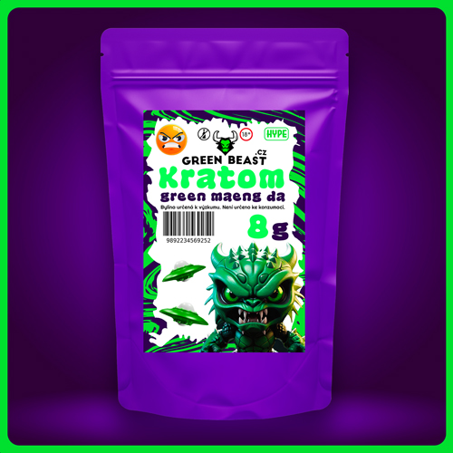 🧟‍♂️ Zelenej Predátor (Green Maeng Da) - Gramáž: 8 gramů
