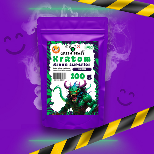🧌 Zelenej "Monster" (Green Superior) - Gramáž: 100 gramů